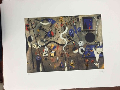 Joan miro lithograph off - joan,