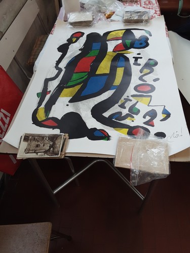 Lithografia joan miro 68 - joan, miro'