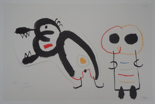 Joan miro ragazza il - ragazza, e