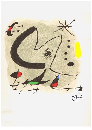 Joan miro lettera m - joan, miro'