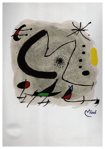 Joan miro lettera m - miro, "m"