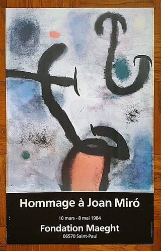 1984 joan miro poster - 1984,