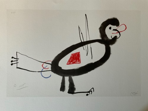 Joan mirò con certificato - joan, mirò,