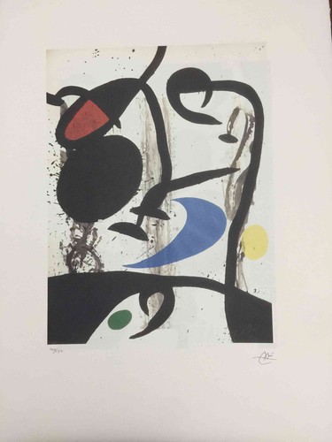 Joan miro lithograph off - miro,