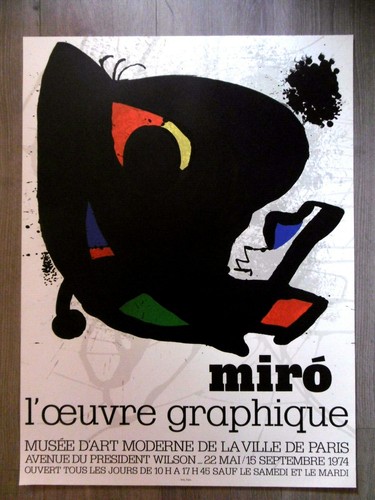 Miro joan poster - miro,