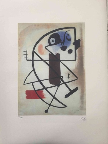Joan miro lithograph - miro,