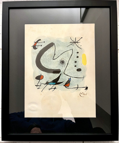Joan miro lettera - joan, "m"