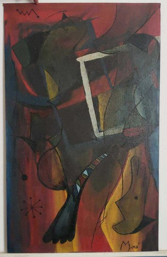 Nello stile joan miró - stile, di