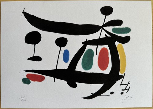Litografia joan miro edizione - joan,