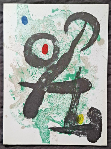 Joan miro litografia originale - joan,