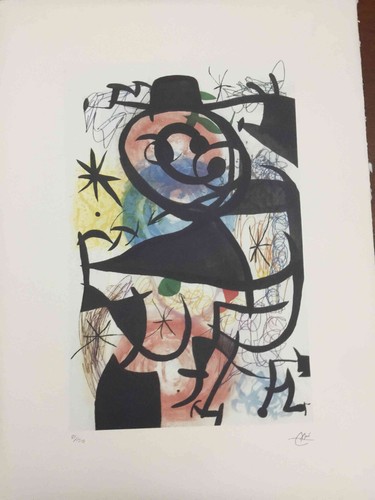 Joan miro lithograph off - joan,