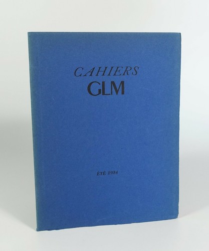 Cahiers nouvelle - g.l.m.,