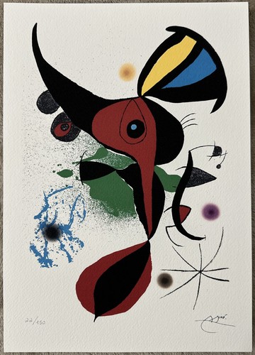 Litografia joan miro edizione - litografia,