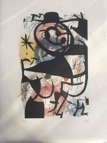 Joan miro lithograph off - lithograph, set