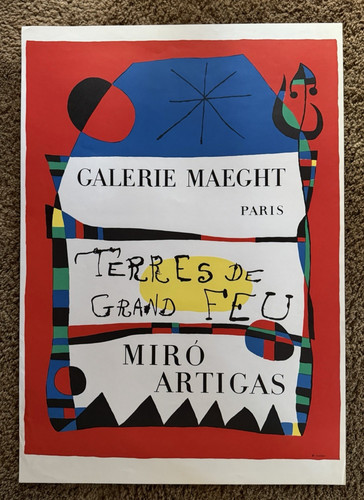 Poster litografia joan - joan, miro