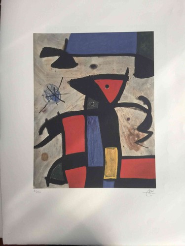 Joan miro lithograph - joan, off
